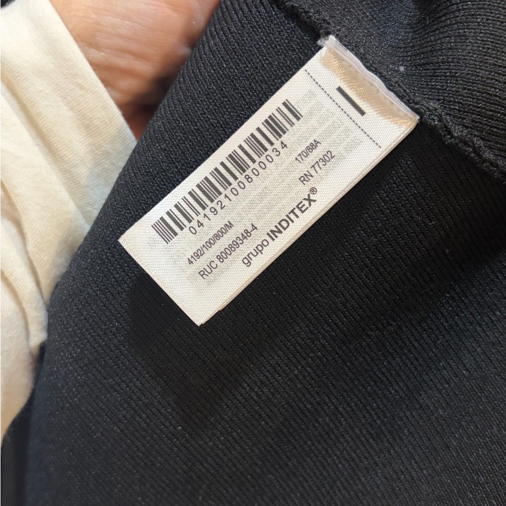 Zara BASIC KNIT GOLD BUTTON VEST NWOT SIZE MED office siren minimalist - Picture 5 of 8